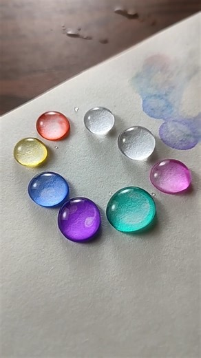 Colorful water drop 💧