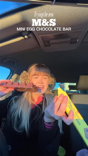 Emma Jenkins | Travel & Lifestyle on Instagram: "Let’s try the new M&S mini egg chocolate bar 🍫 🐣🥚 this was SO yummy @marksandspencerfood #tastetest #minieggs #marksandspencerfood #marksandspencer #mandsfood"