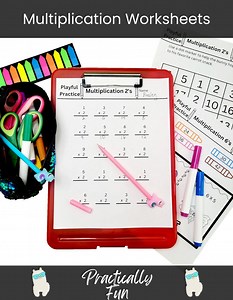 Exercices de multiplication, tableaux 2-12 - Etsy France