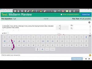 MAT 170 Midterm Review Questions 1 to 15