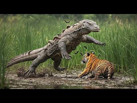Komodo Dragon vs. Tiger: The Ultimate Predator Showdown!