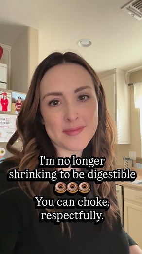 If I’m too much, go find less 💁🏻‍♀️ It’s not your job to make yourself smaller so others feel more comfortable. Whether in friendships, relationships, families, work, self-expression etc… Their discomfort is not your responsibility. ❤️My fridge broke overnight so donuts for breakfast kids! 🎉 #healingjourney #personalgrowth #twoarrowscounseling #healthyboundaries #beyourself #donuts #quotes | Two Arrows