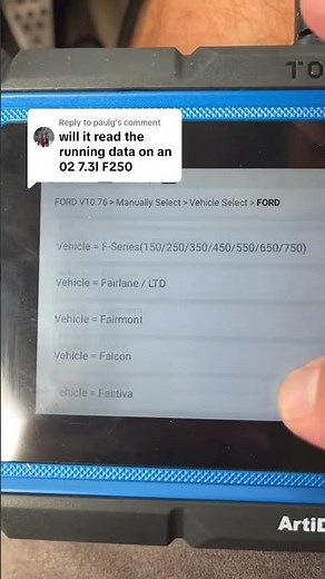 Topdon AD600S Ford 7.3 Diesel Software #powerstroke #diesel #obd2scanner