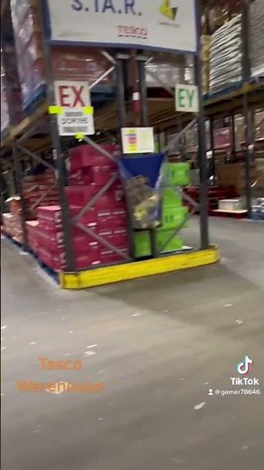 Tesco job inside warehouse view huge warehouse ,in birmingham #uk