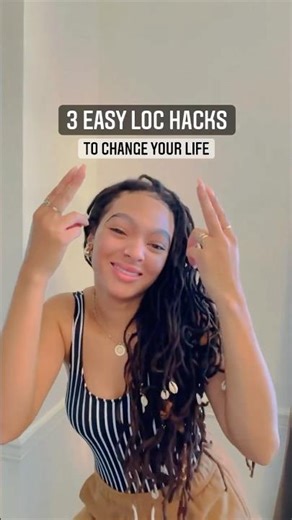 3 EASY LOC HACKS #locjourney #longlocs #loctips #locmaintenance