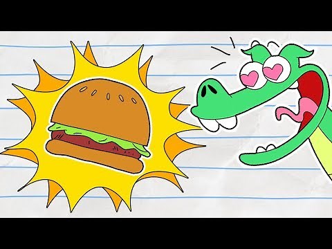 BIG BURGER? Boy & Dragon | Animated Cartoons Characters | Animated Short Films