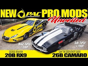 NEW PAC PERFORMANCE PRO MODS UNVEILED - 20B 3-ROTOR RX9 & 26B 4-ROTOR CAMARO