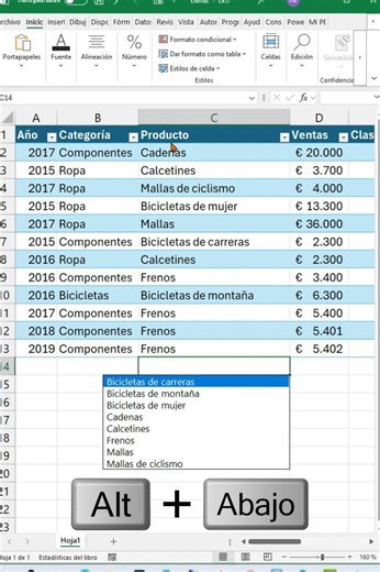 DROP-DOWN LIST #excel #exceltips