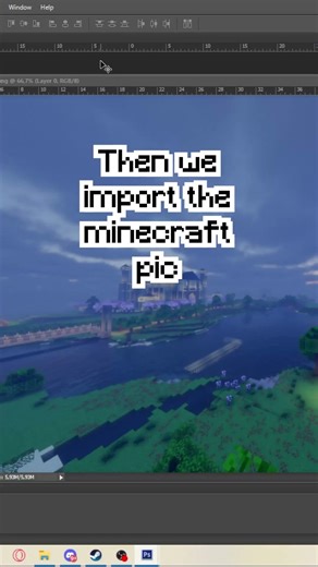 Photoshop Minecraft tutorial #tutorial #photoshop #minecraft #art