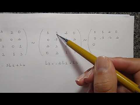 Matrizes - Exercício 6 - Determinante da matriz 4x4 usando a Eliminação de Gauss