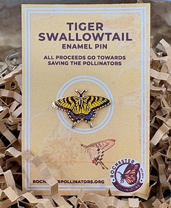 Tiger Swallowtail Enamel Pin: Yellow Butterfly Brooch, Garden Gift - Etsy