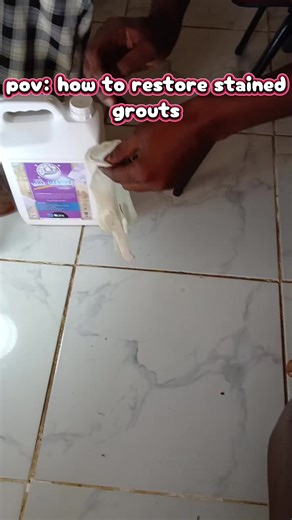 POV: Your grout lines went from brown 😖 to clean white ✨ Used Tile Revive Lavenda 5L to remove deep-set stains from grouts — ✔️ No scraping ✔️ No damage ✔️ No future tile issues Just apply, scrub lightly, rinse… and the grout is REVIVED 🧼🌿 Fresh smell, clean lines, brand-new look. Perfect for: • Bathrooms 🚿 • Kitchens 🍽️ • Old houses & rentals 📞 Call / WhatsApp: 0758804676 #TileRevive #Lavenda5L #GroutCleaning #StainedGrouts #BeforeAndAfter