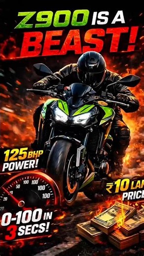 Z900 Beast 125 Bhp Power💪 || #short #viral #youtube