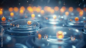 Closeup of a mass of matter compressing and expanding rapidly, as it builds up the necessary pressure for a nuclear reaction to occur.