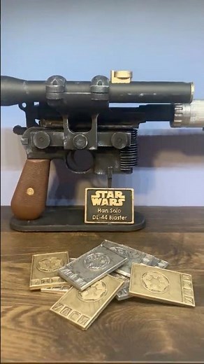 3d Printing Han Solo’s Blaster for StarWars Day