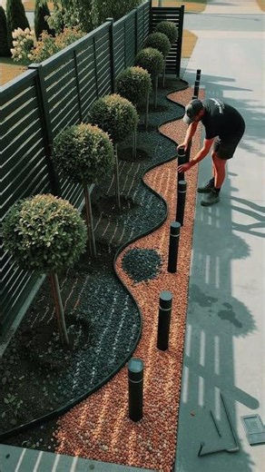 STUNNING DRIVEWAY LANDSCAPING MAKEOVER | Modern Curb Appeal Transformation
