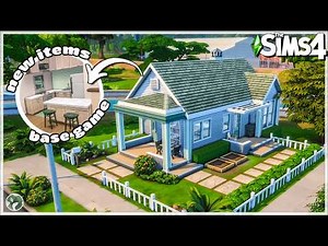 Willow Creek Starter Home 🔑 The Sims 4 Base Game Only: Speed Build
