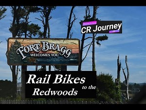 Rail Bike Ride into the Redwoods at Fort Bragg California