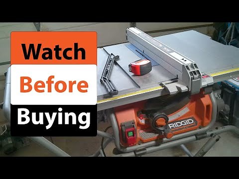 (Review) Ridgid Table Saw: Unboxing, Assembly, and Review [Must Watch]