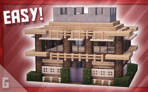 【建筑教程】教你建造一个木制别墅#17