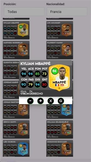 KYLIAN MBAAPE MAX LEVEL #dls26 #dls #fifa #fifamobile