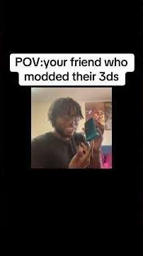 POV your friend who modded their 3ds #pov #3ds #skit