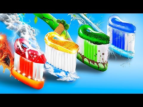 Broke, Normal, Rich and Giga Rich! Four Elements in Real Life!