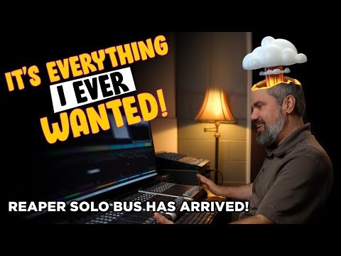 Reaper Solo Bus for Live Mixing is FINALLY HERE!