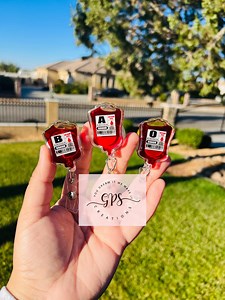Blood Bag Badge Reel, ID Holder, Medical Badge Reel, Nurse Badge Reel, Phlebotomist Badge Reel, Lab Tech Badge Reel, Liquid Shaker Badge - Etsy