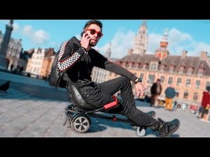 FAIRE DE L' HOVERKART EN VILLE