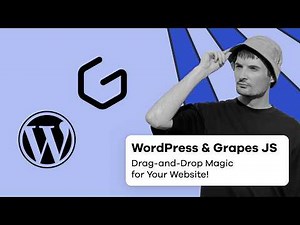 Best Drag-and-Drop Web Page Builder for your Wordpress Website | GrapesJS & WordPress ❤️