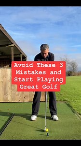 Avoid these 3 Mistakes and start playing great golf.1. Right arm not tucked in causes a poor backswing and inconsistent golf strikes. Tuck your right elbow in at the address ✅2. Hips not centred at the address leads to a poor body rotation leading to weak golf shots. Keep your hips centered ✅3. Feet not flared at the address leads to poor hip and leg action in the golf swing. Turn both feet outwards slightly ✅Try it for yourself and let me know in the comments below if it helps.Share with your g