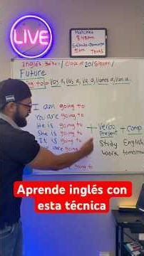 Aprende inglés rápido con esta técnica de futuro #ingles #inglesfacil #aprenderingles #inglesencasa