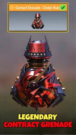 Legendary Contract Grenade Cinder Ruin in COD MOBILE