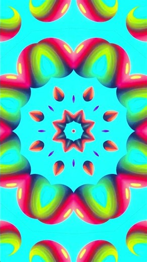 Trippy Kaleidoscope Art That Melts Your Stress Away 🫠 #49
