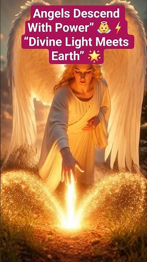 Angel Touching the Earth | Heavenly Encounter & Divine Presence #love #victoryinjesus