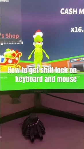 How to get shift lock on keyboard and mouse