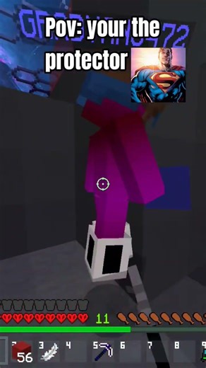 POV: you're the protector #minecraft #hive #bedwars #shorts ‪@Cyberforce65‬
