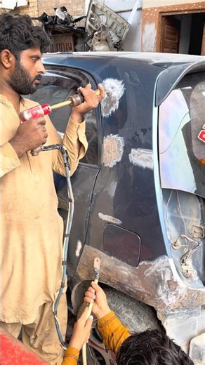 The Most Satisfying Quarter Panel Repair You’ll See Today #automobile #dentrepair #cardentrepair