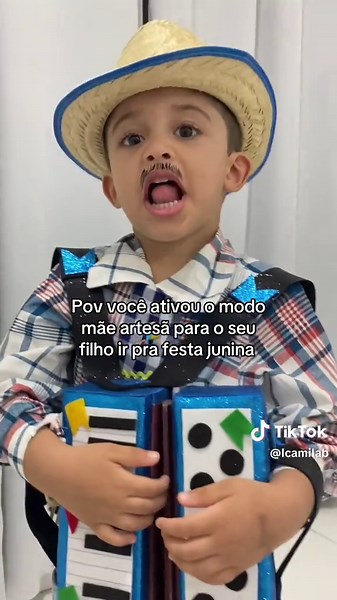 Ideias DIY para Festas Juninas: Sanfona de Caixa de Leite
