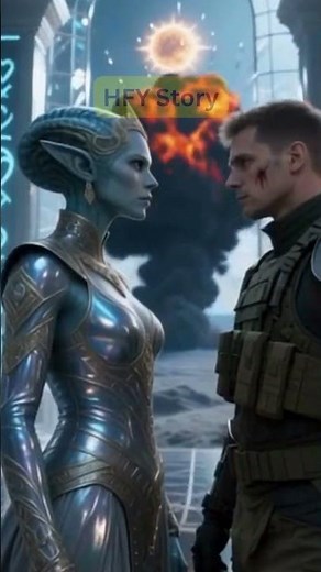 Alien woman love with a human #aliens #hfy #shorts