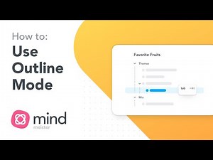 How To Mind Map: Use Outline Mode in the All-New MindMeister