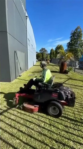 Glide through grass cutting with Jim's Mowing ride-on service! Experience the efficiency and ease of