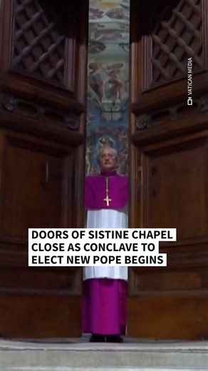 The doors of the Sistine Chapel closed on Wednesday, signalling the beginning of the conclave in which 133 cardinals will elect the successor to Pope Francis, according to a live video broadcast by the Vatican. At approximately 17:45 local time, the master of ceremonies, Diego Ravelli, shut the heavy doors from the inside of the famous chapel after calling out in a solemn voice the Latin phrase "Extra Omnes", ordering all those not involved in the vote to leave. 👉 Read More - www.newsofbahrain.