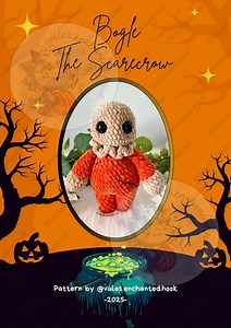 Bogle the Scarecrow-amigurumi Pattern-scarecrow Amigurumi-pattern Scarecrow - Etsy