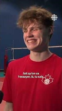 Heart transplant recipient, a young volleyball player trains with the Canadian team