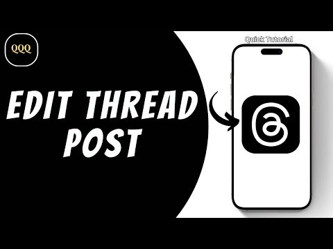 How to Edit a Thread Post ?