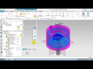 CFD on Textile Machine in Nx Floefd