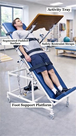 motorized tilt table advanced for rehab therapy #medicalequipment