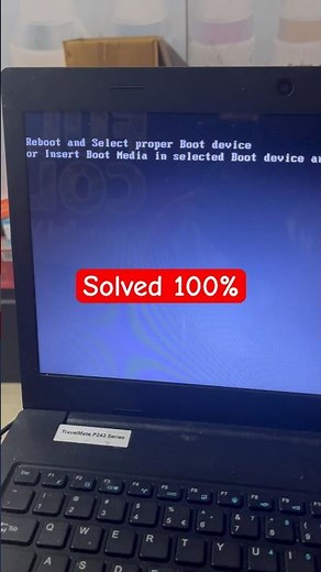 Reboot and select proper boot device